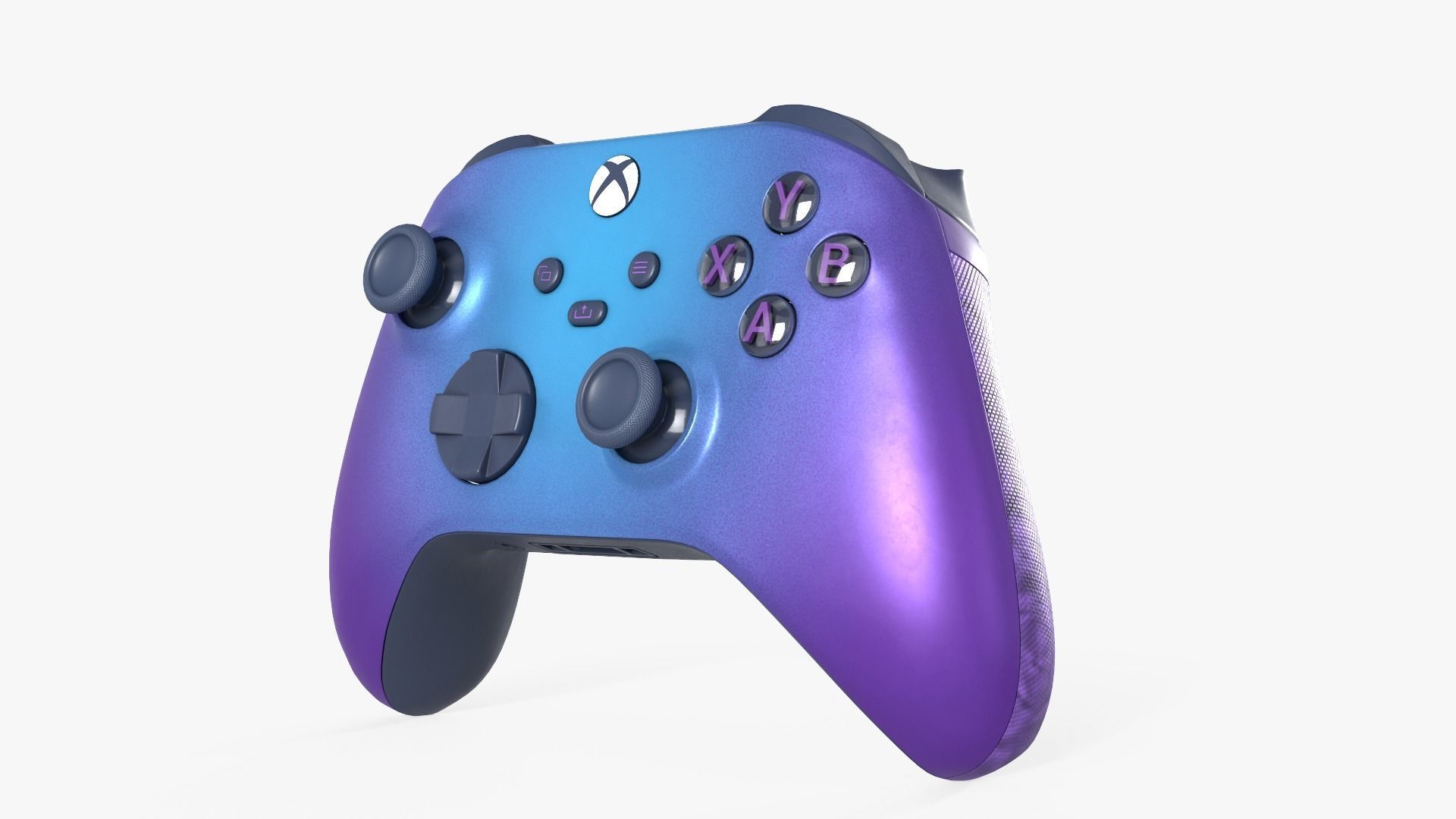 Xbox Controller Stellar Shift Low-poly 3D model_3