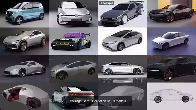 eMirage Cars - Collection 01