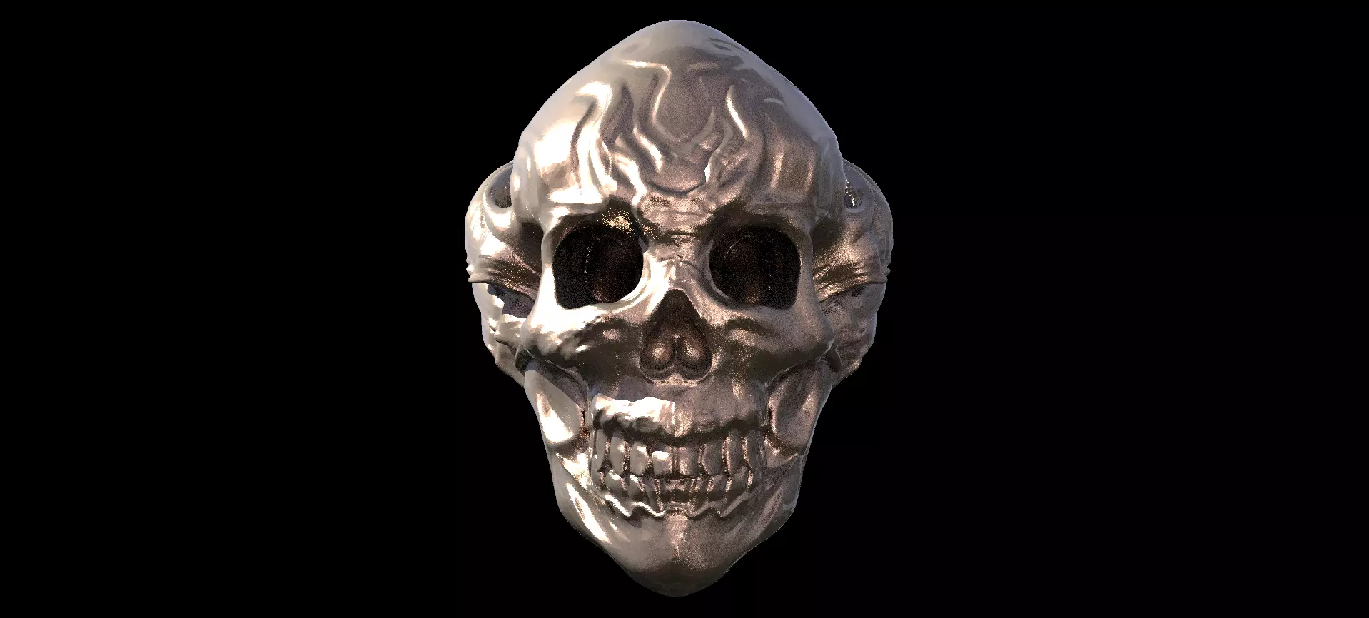 Alien Hybrid Scull 1 3D model