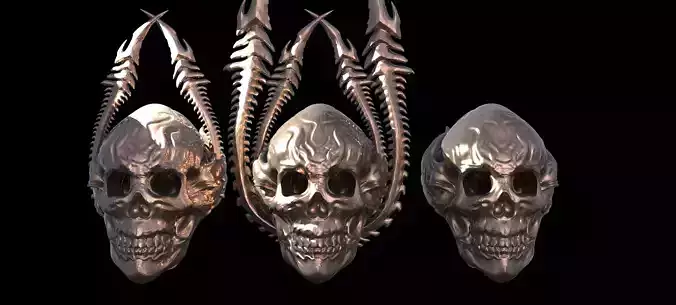 Alien Hybrid Scull 3