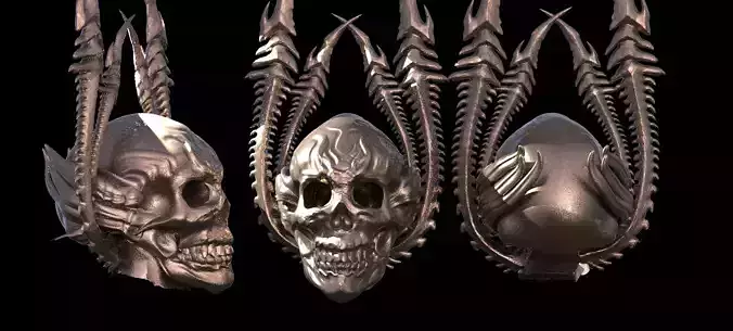 Alien Hybrid Scull Tall