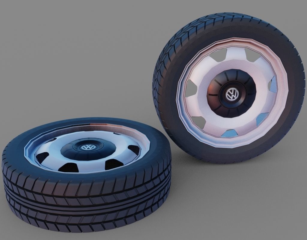 VW Rims 3D Model Free 3D model_1