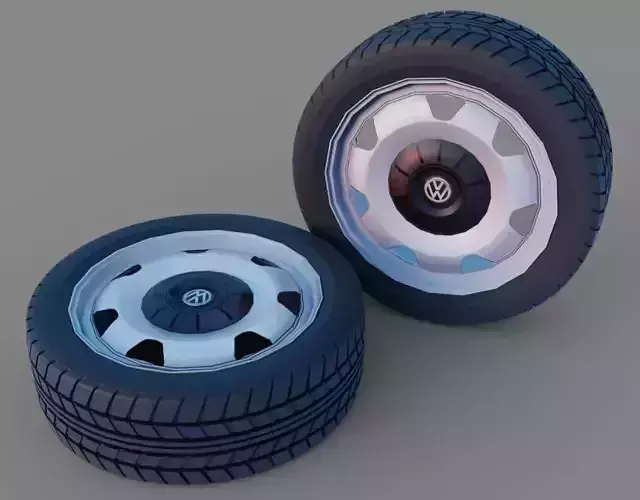 VW Rims 3D Model