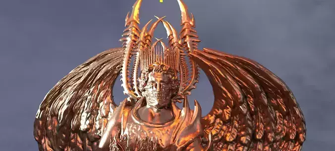 Dark God Hand Angel 1 3D model