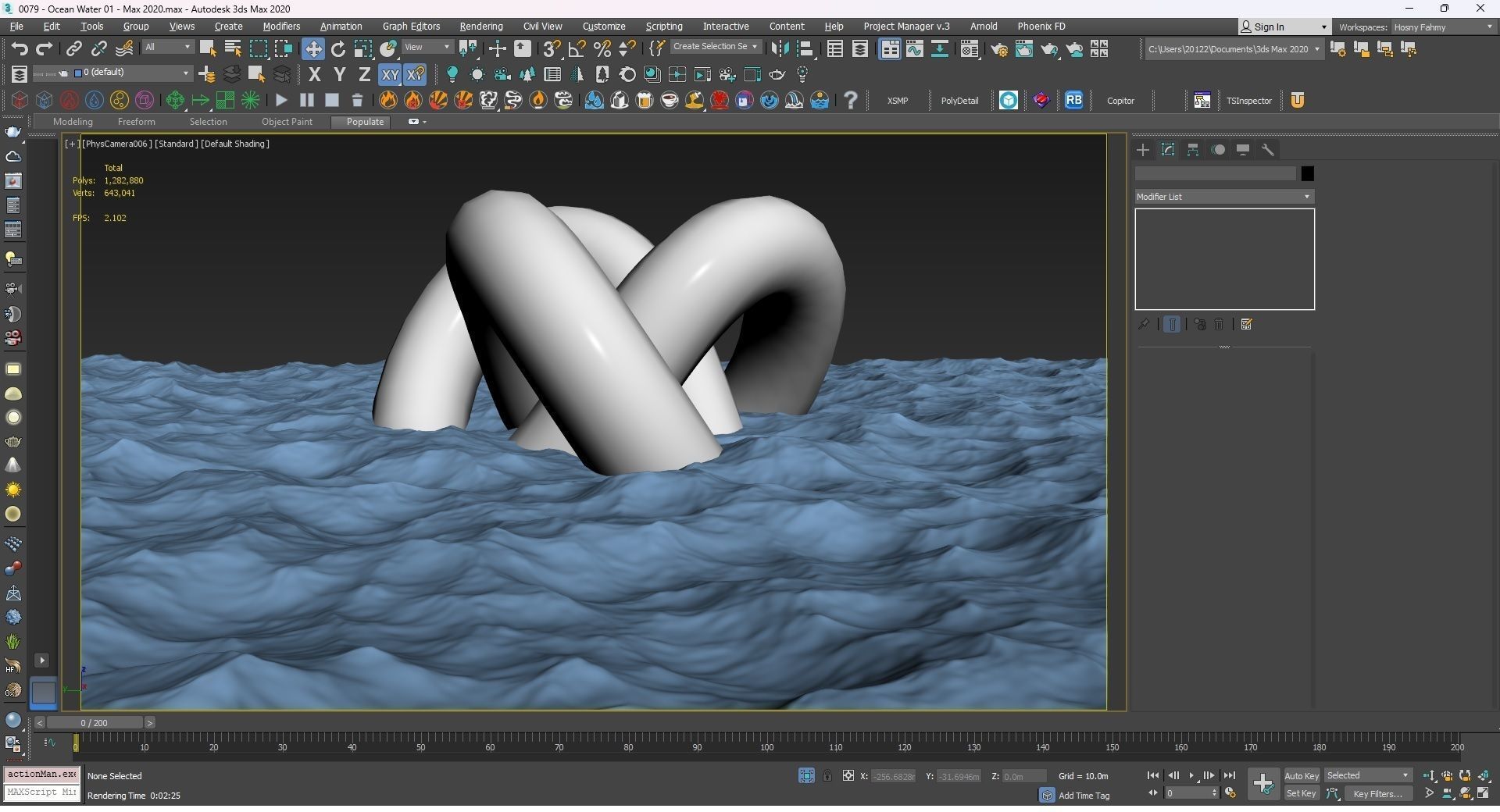 0079 - Ocean Water 01 - Animated  3D model_23