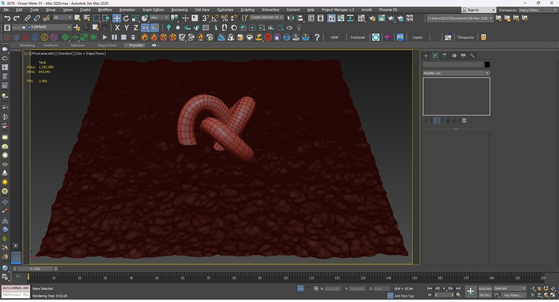 0079 - Ocean Water 01 - Animated  3D model_20