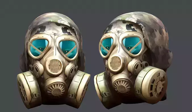 Helmet 3d model military combat Military scifi