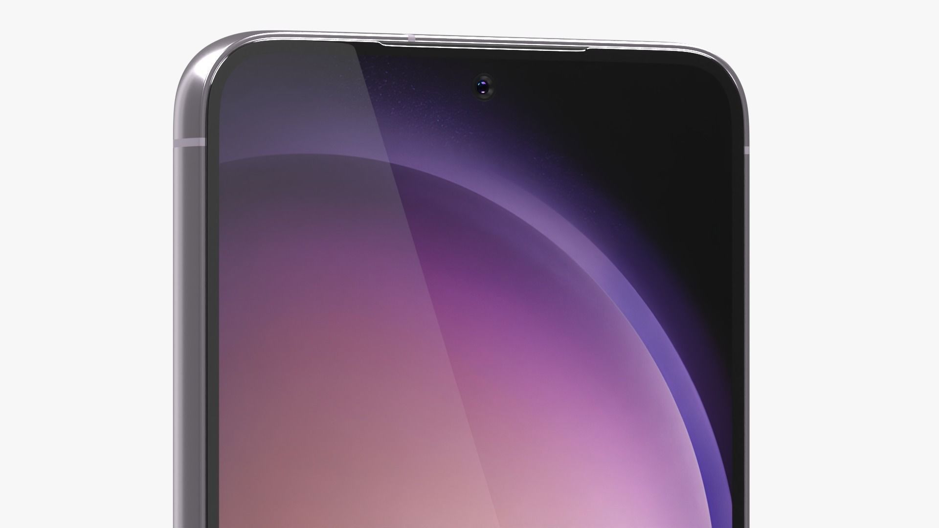 Samsung Galaxy S23 Lavender Low-poly 3D model_7