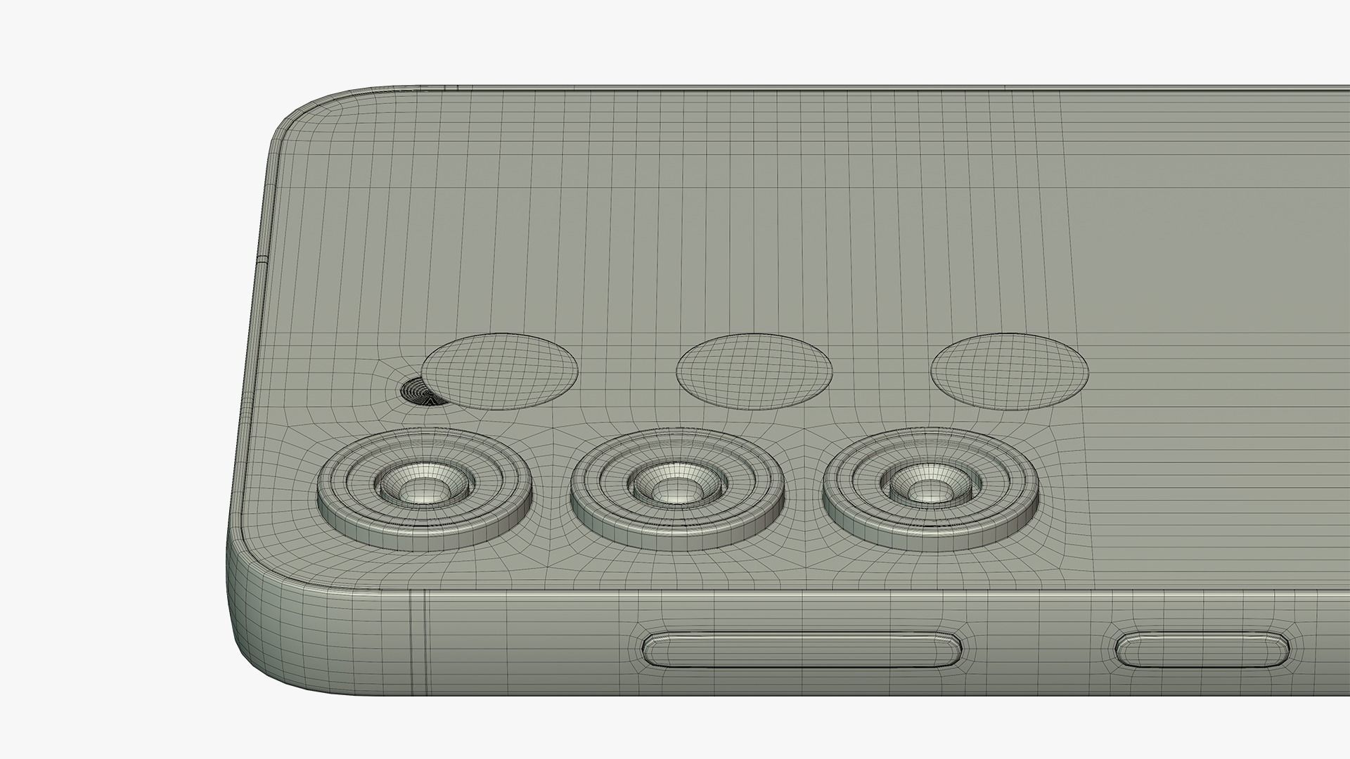 Samsung Galaxy S23 Lavender Low-poly 3D model_16