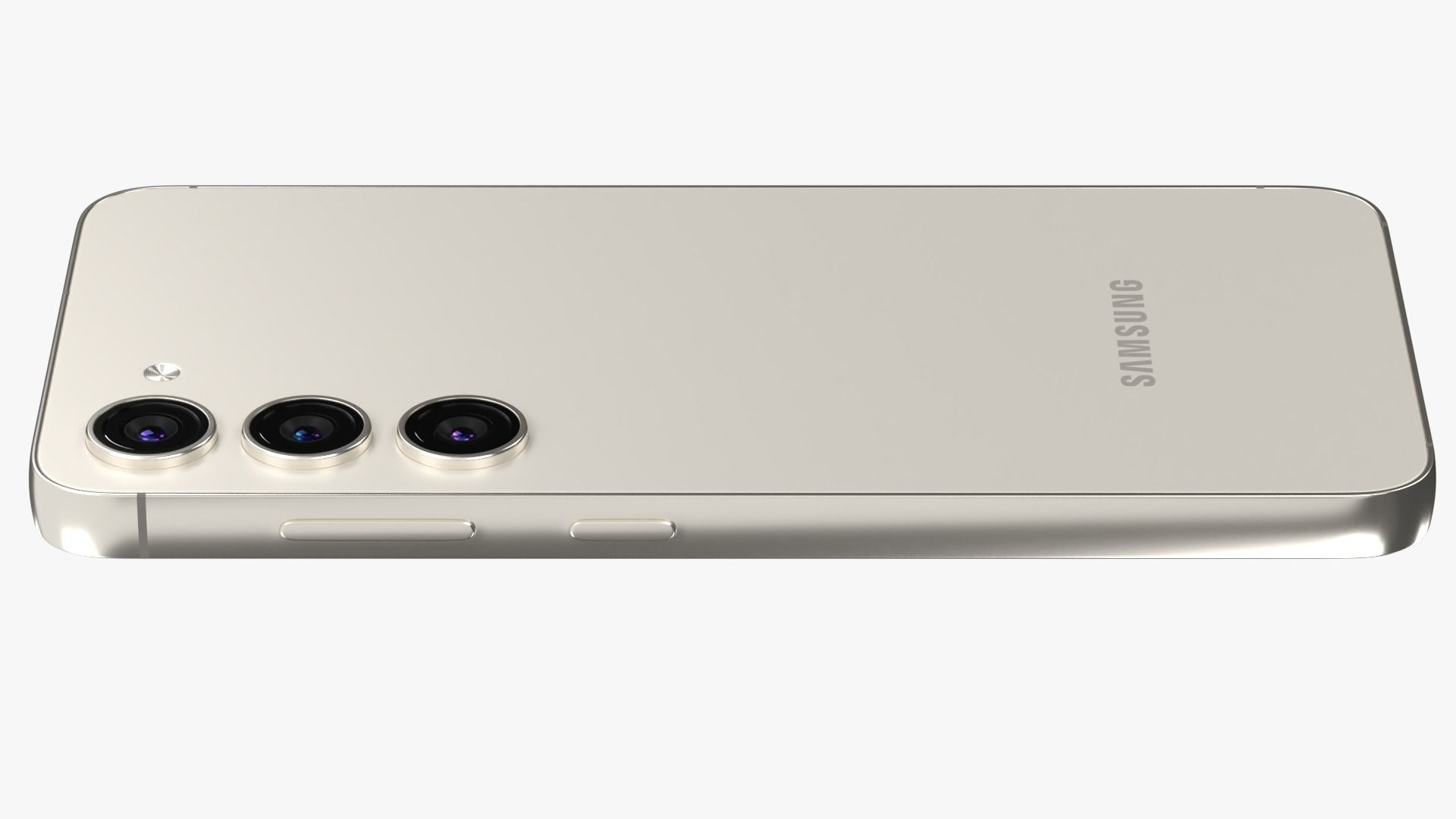 Samsung Galaxy S23 Cream Low-poly 3D model_4