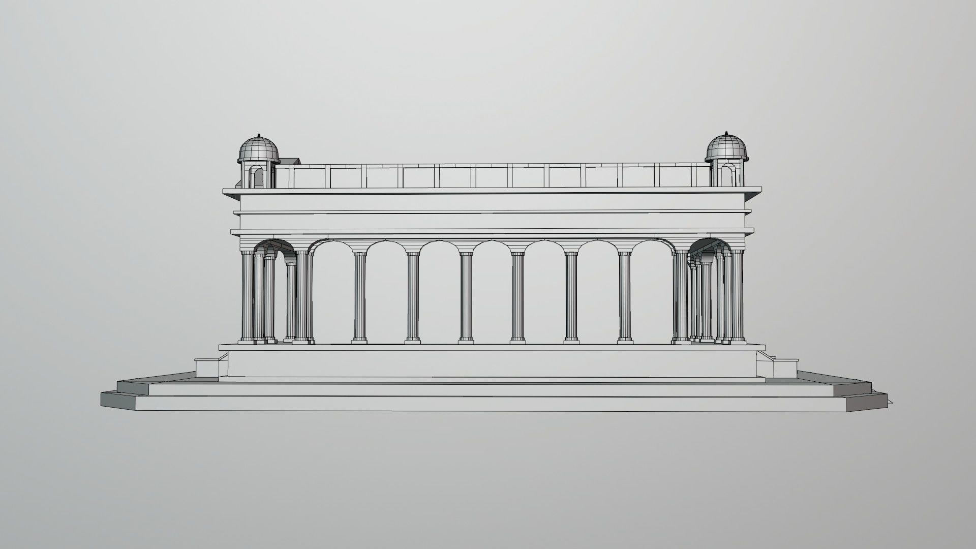 Scorpio Temple - Templo de Escorpio Low-poly 3D model_8