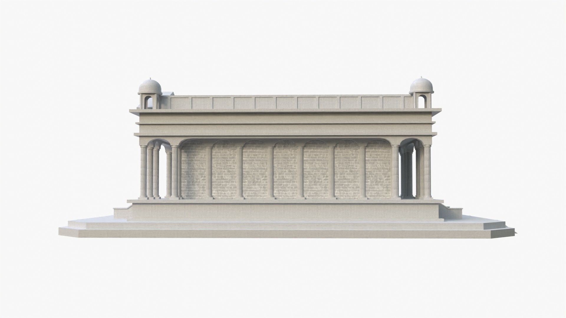 Scorpio Temple - Templo de Escorpio Low-poly 3D model_3