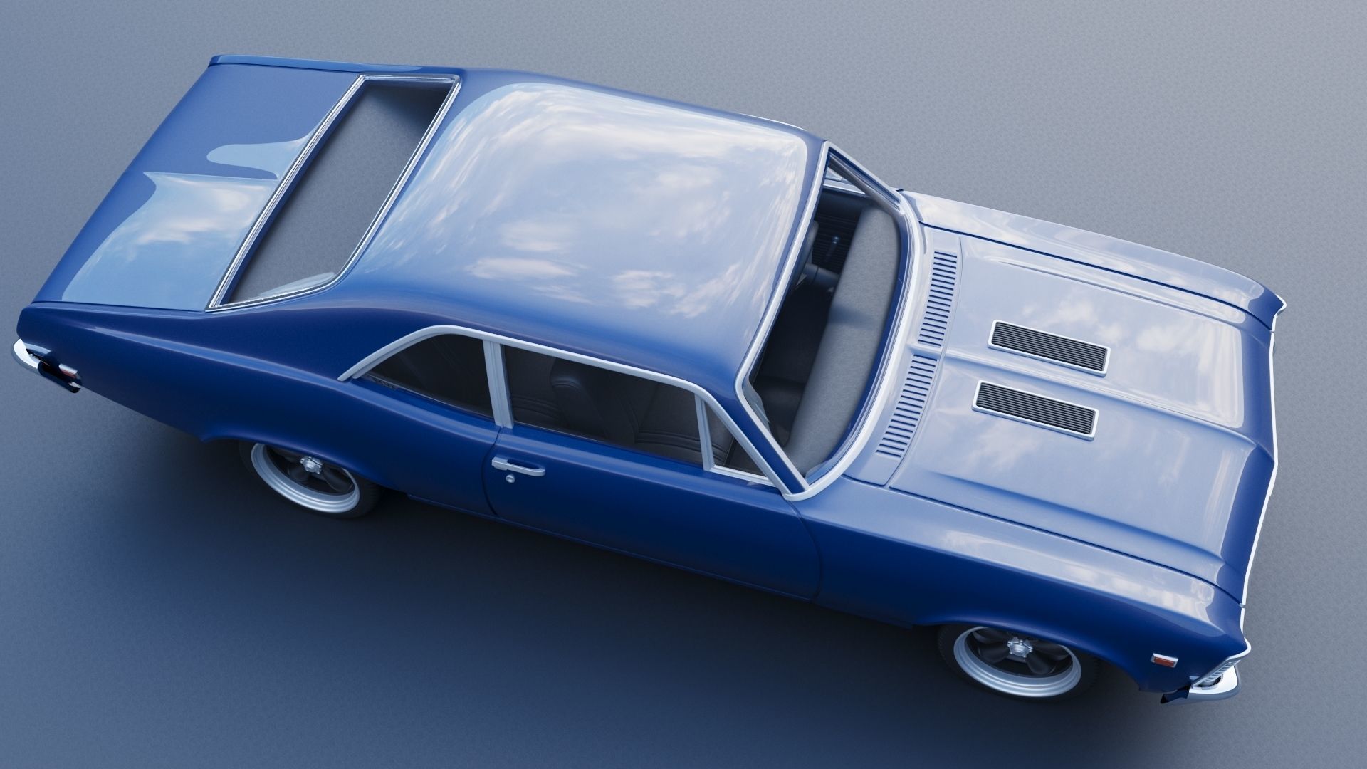 Chevrolet Nova SS 1969 3D print model_10