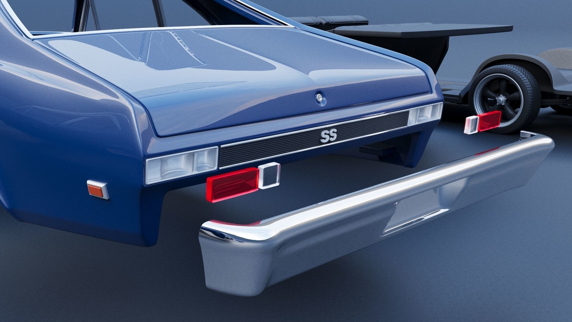 Chevrolet Nova SS 1969 3D print model_16