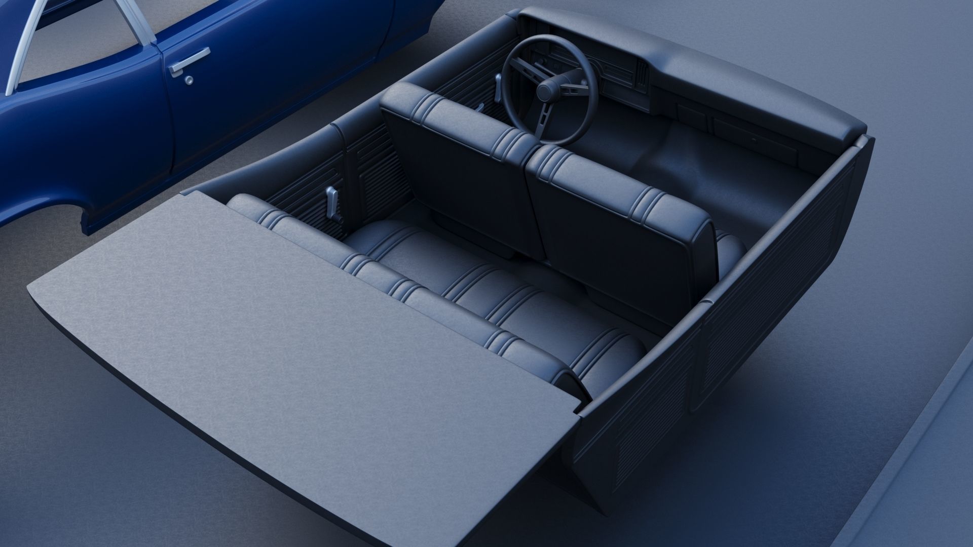 Chevrolet Nova SS 1969 3D print model_20