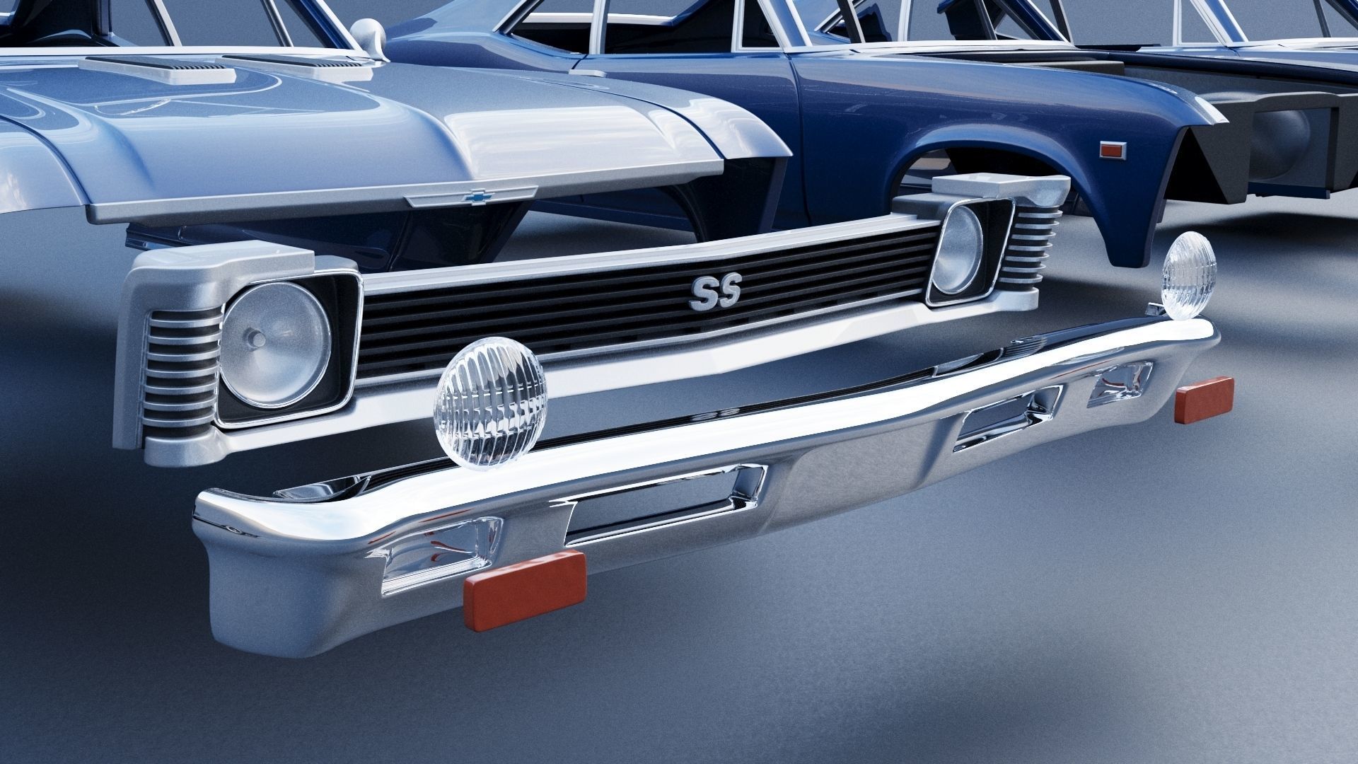 Chevrolet Nova SS 1969 3D print model_18