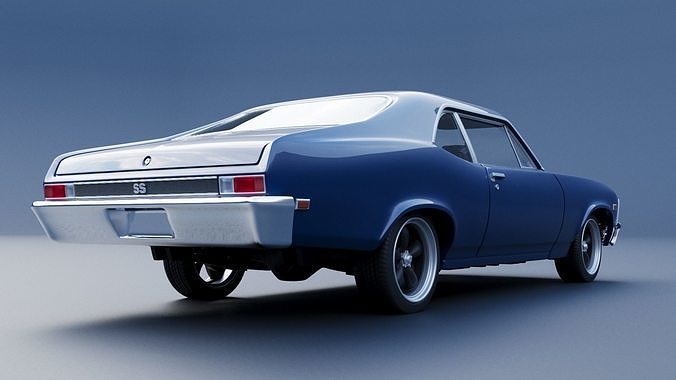 Chevrolet Nova SS 1969  3D print model 6