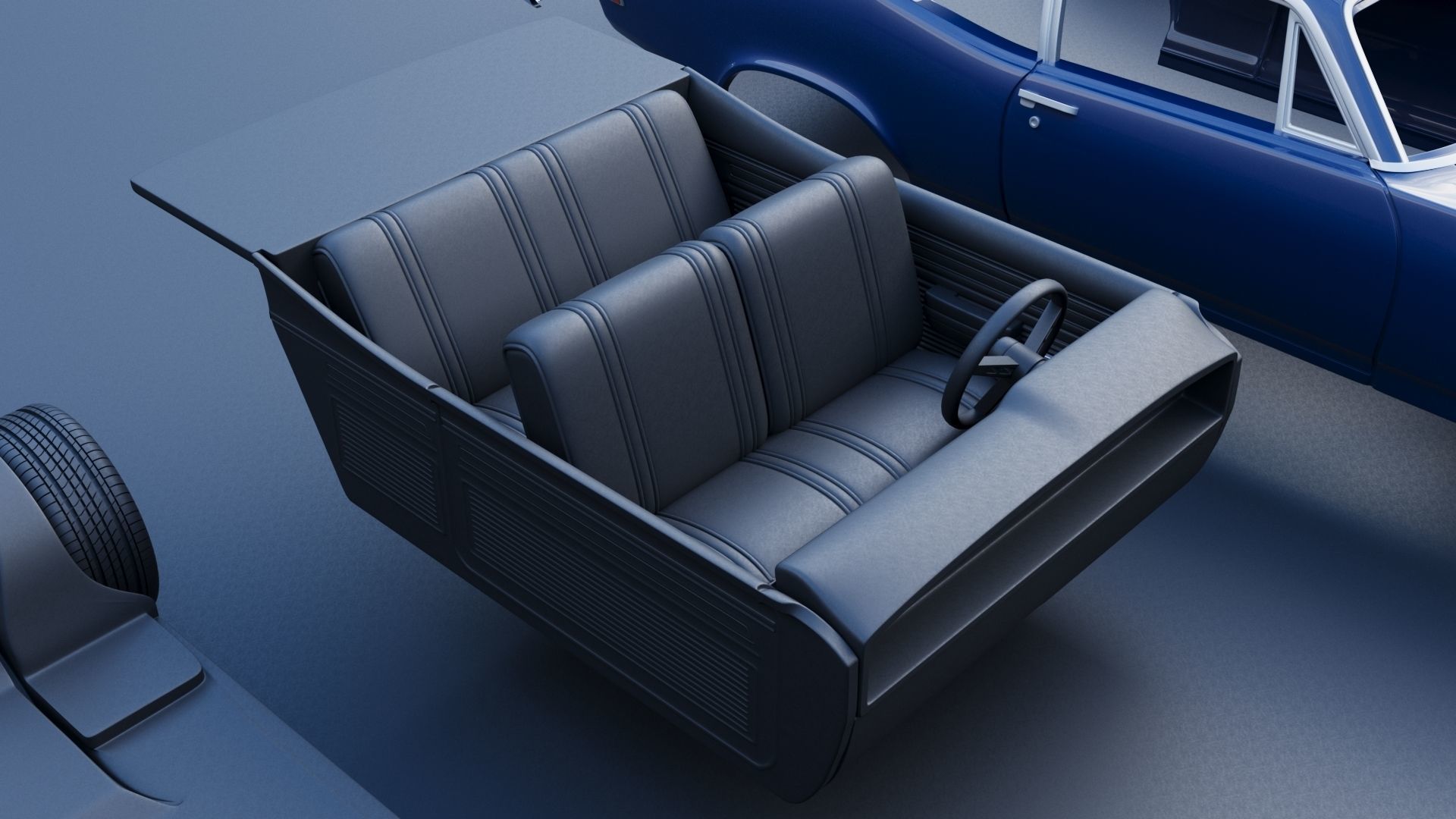 Chevrolet Nova SS 1969 3D print model_19