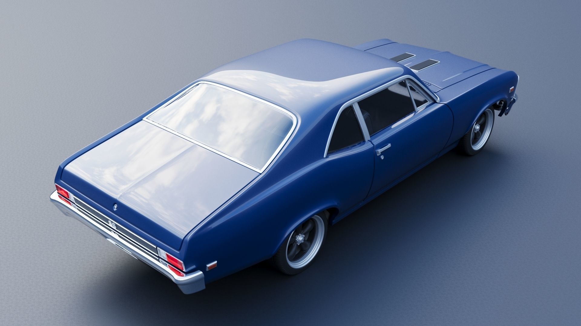 Chevrolet Nova SS 1969 3D print model_6