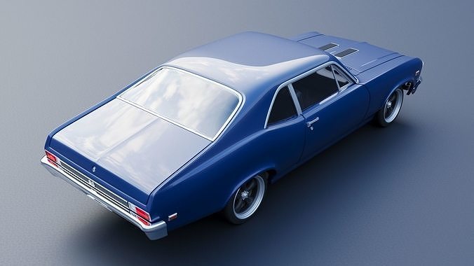 Chevrolet Nova SS 1969  3D print model 7