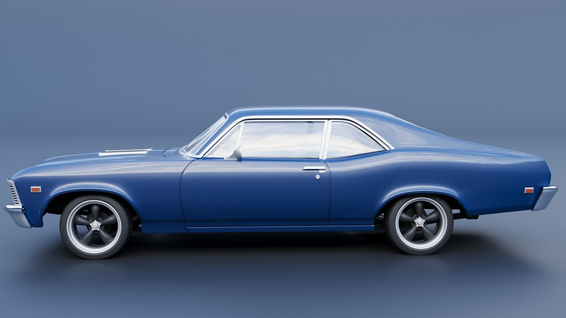 Chevrolet Nova SS 1969 3D print model_2