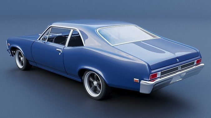 Chevrolet Nova SS 1969  3D print model 5