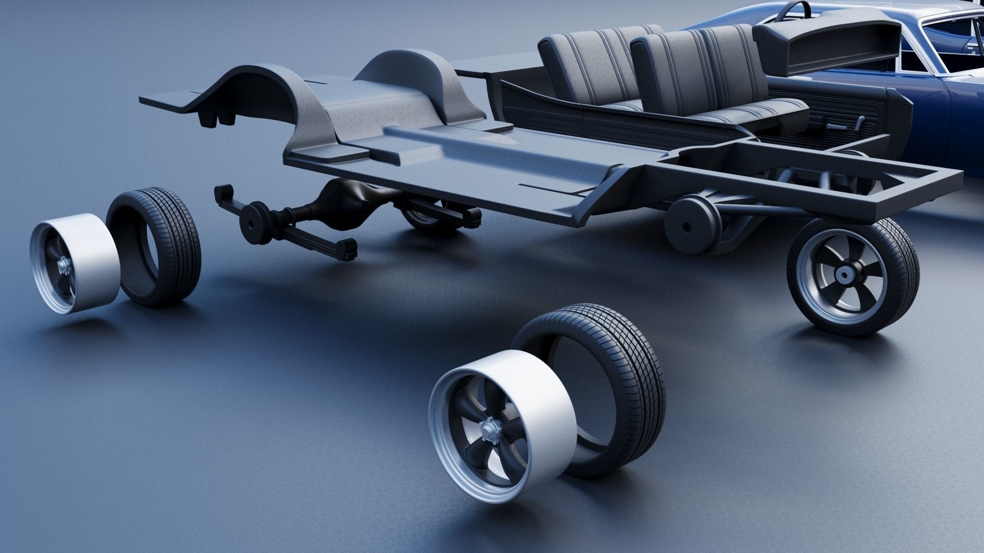 Chevrolet Nova SS 1969 3D print model_23