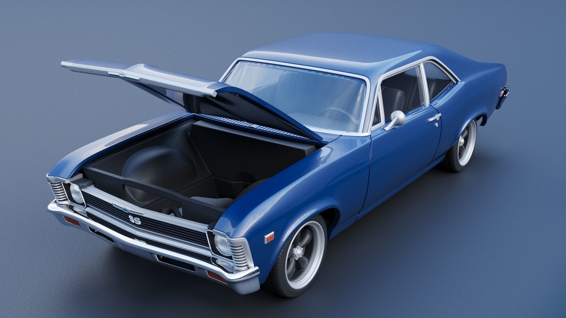 Chevrolet Nova SS 1969 3D print model_11