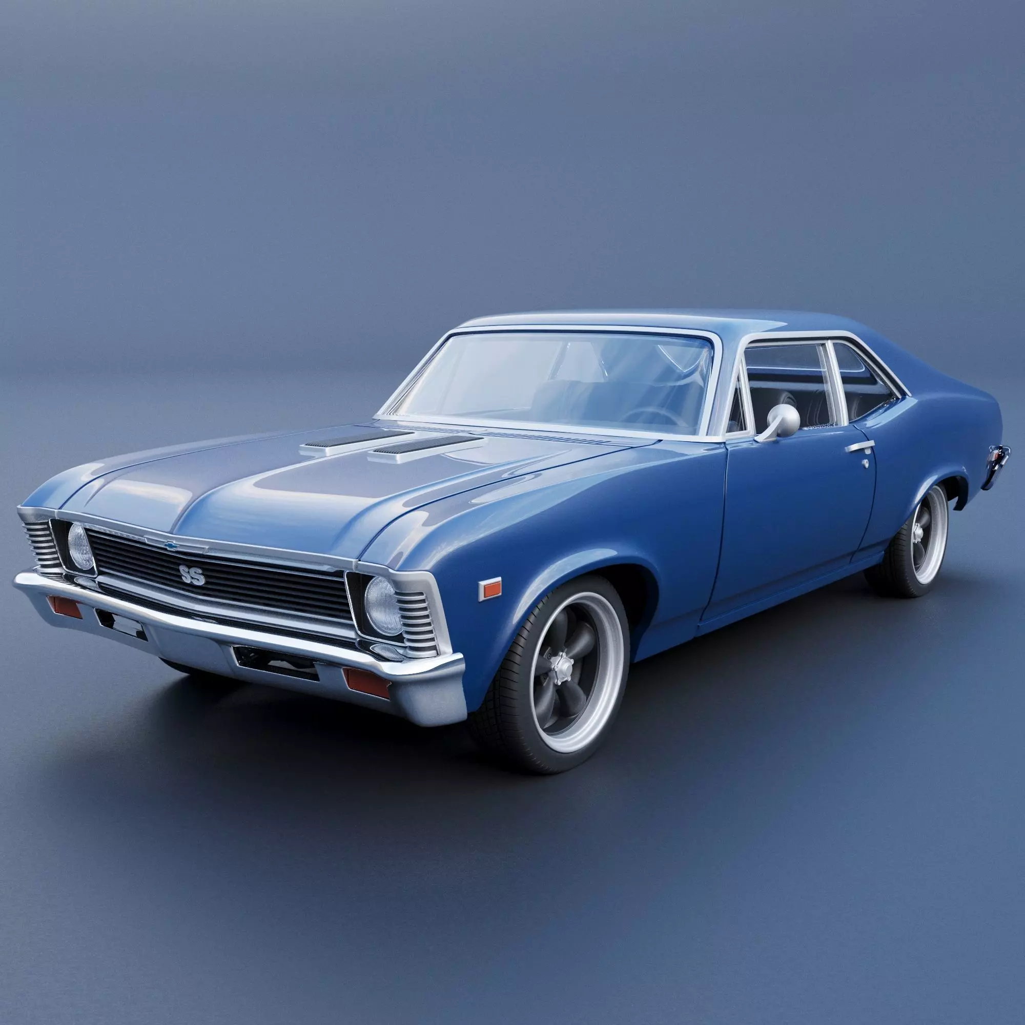 Chevrolet Nova SS 1969 3D print model_0
