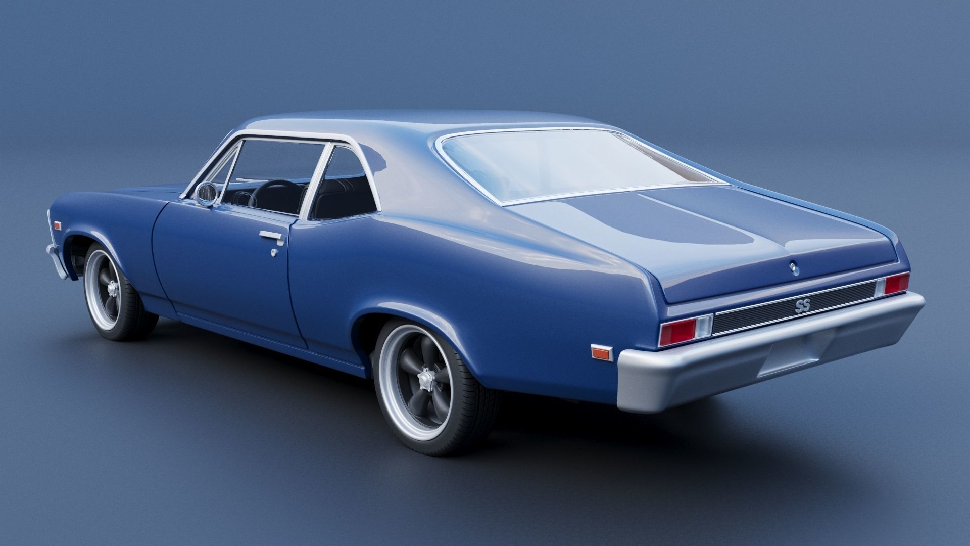 Chevrolet Nova SS 1969 3D print model_3