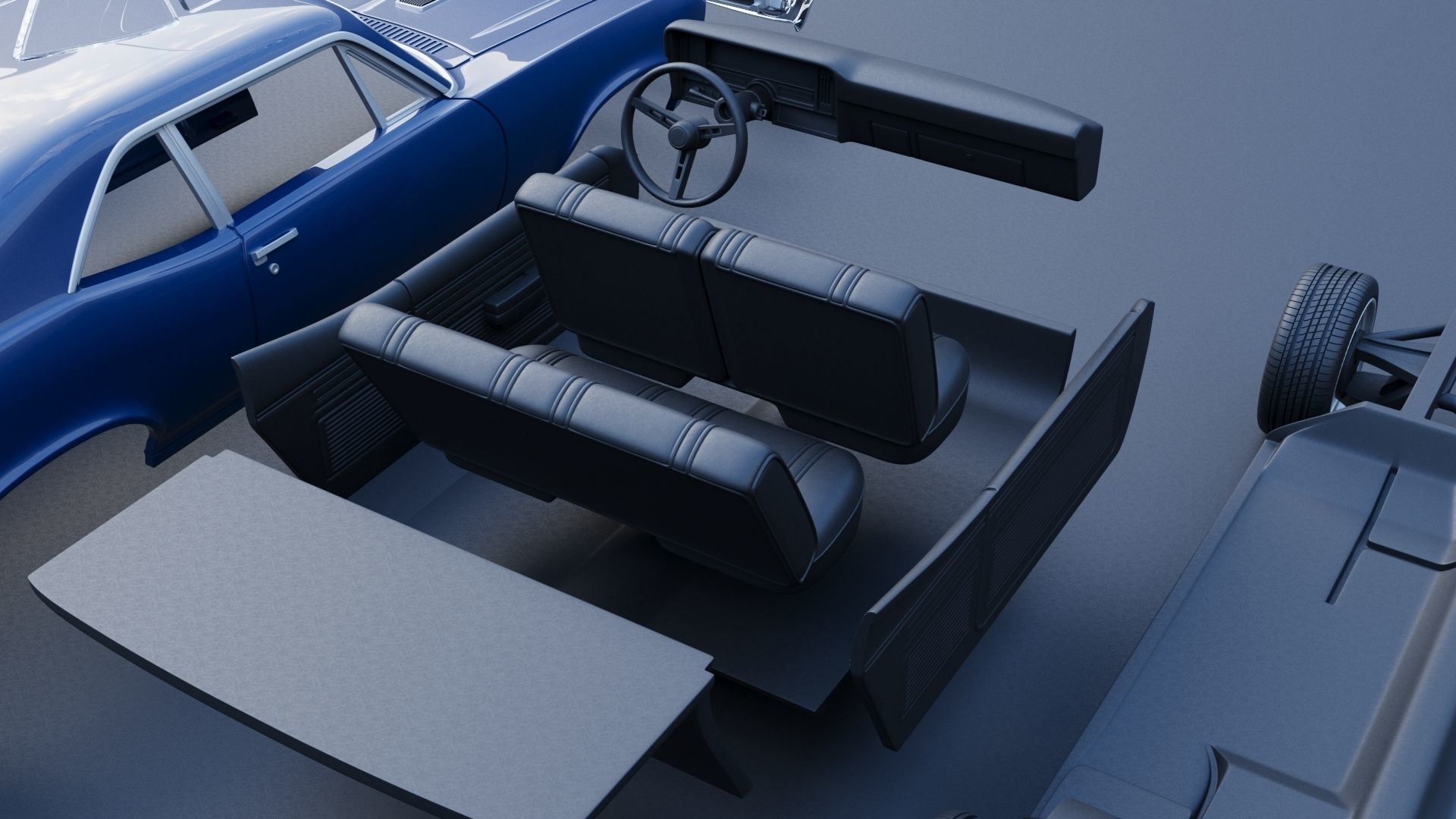 Chevrolet Nova SS 1969 3D print model_21