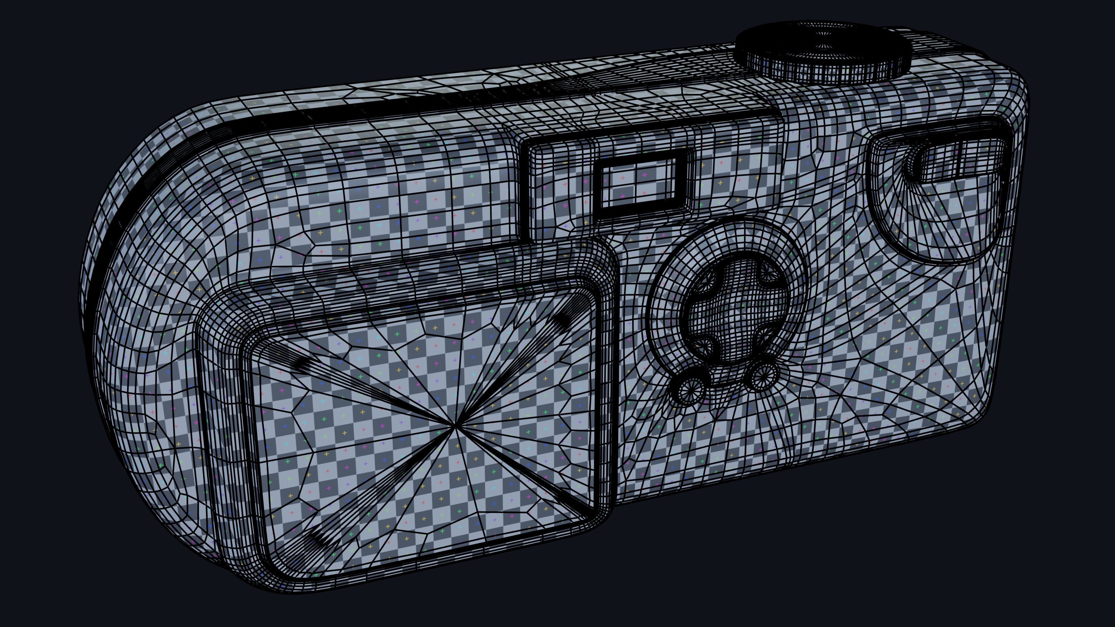 Digital camera Sony dsc-p9  3D model_7