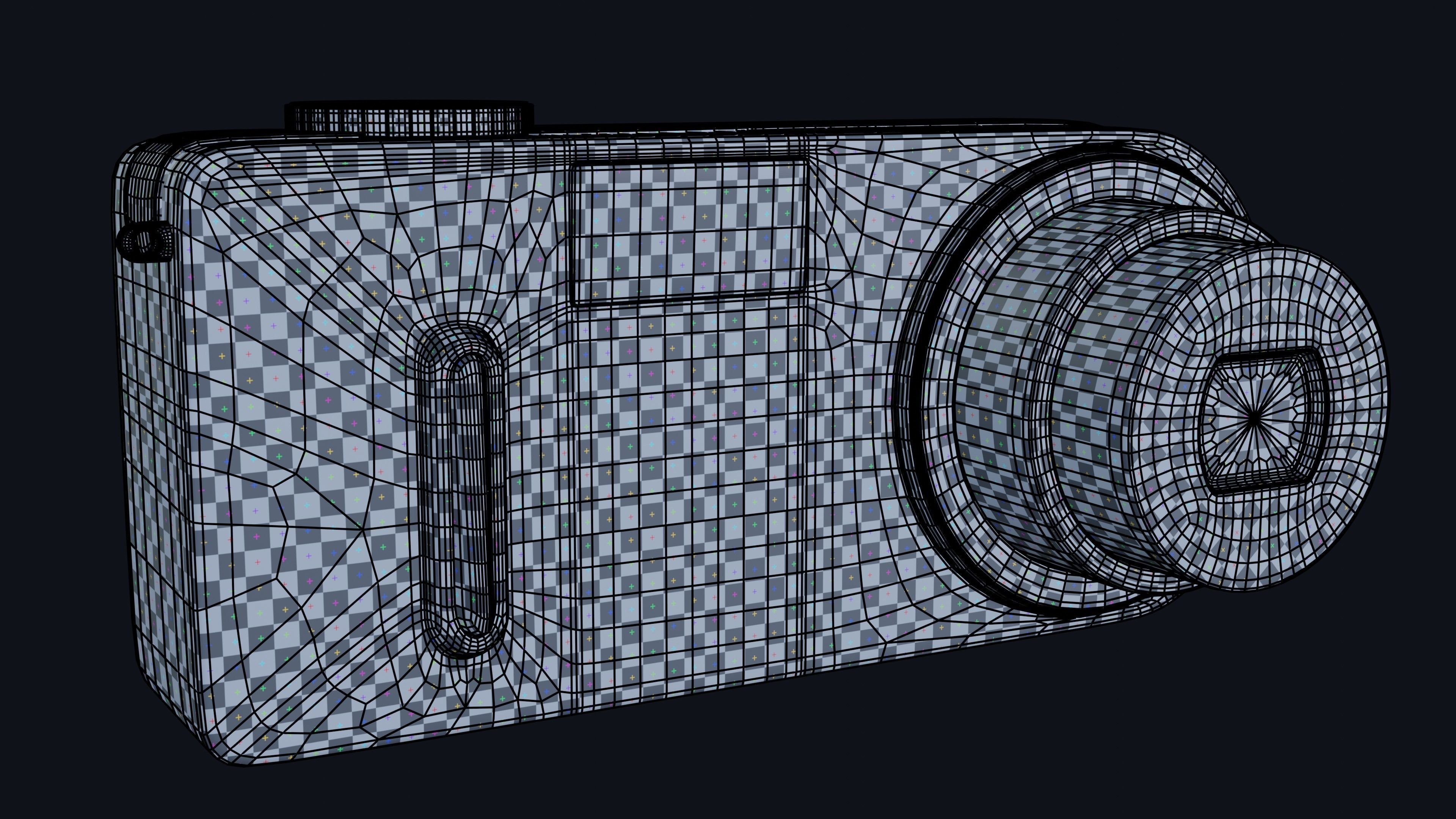 Digital camera Sony dsc-p9  3D model_4