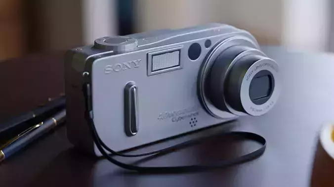 Digital camera Sony dsc-p9  3D model