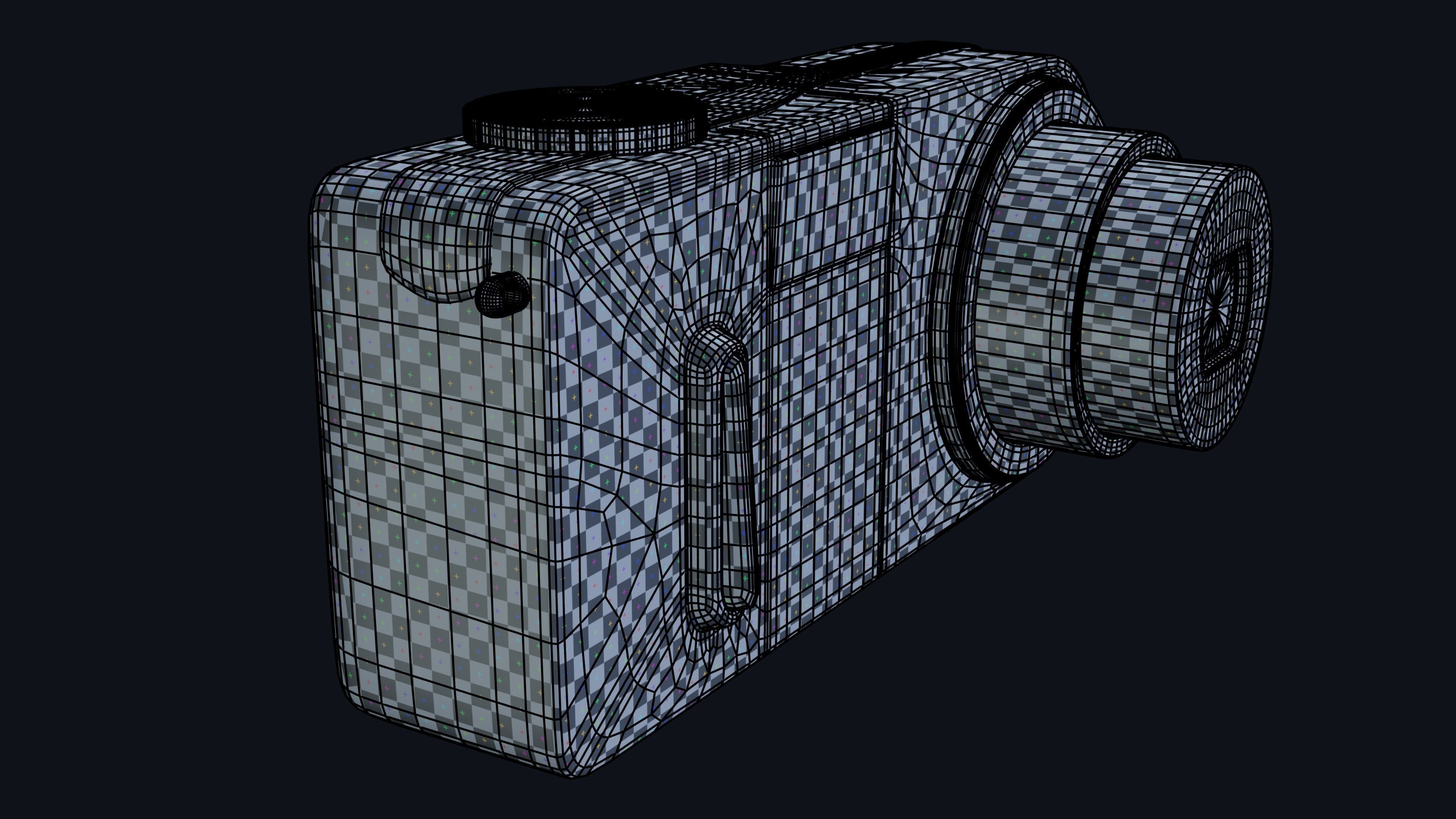 Digital camera Sony dsc-p9  3D model_5