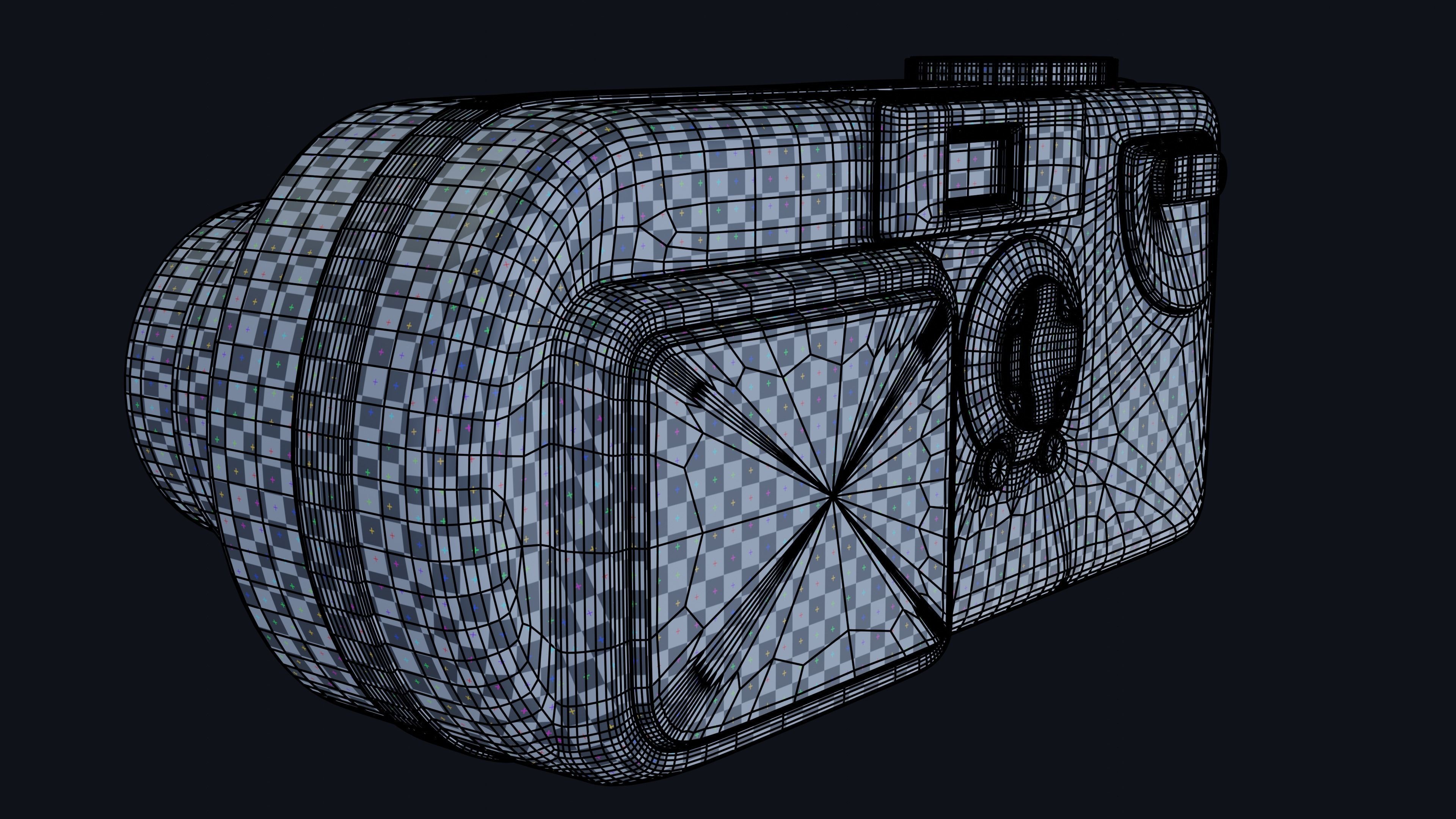 Digital camera Sony dsc-p9  3D model_8