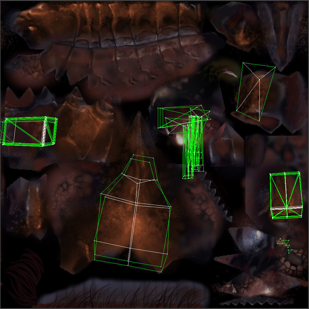 low-poly animated centipede Low-poly 3D model_10