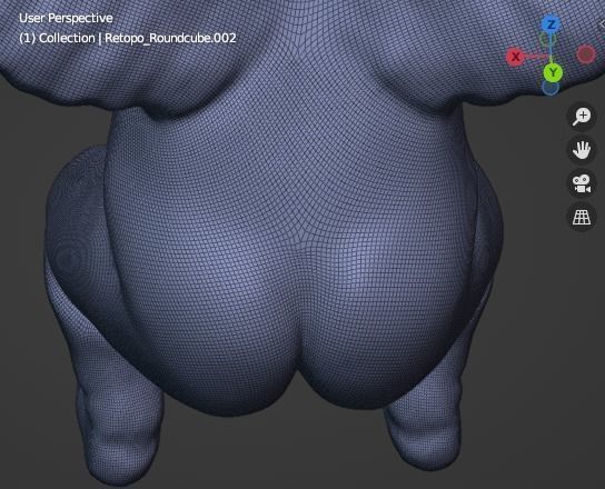 Cheeky Cherub with Horns 3D print model_15