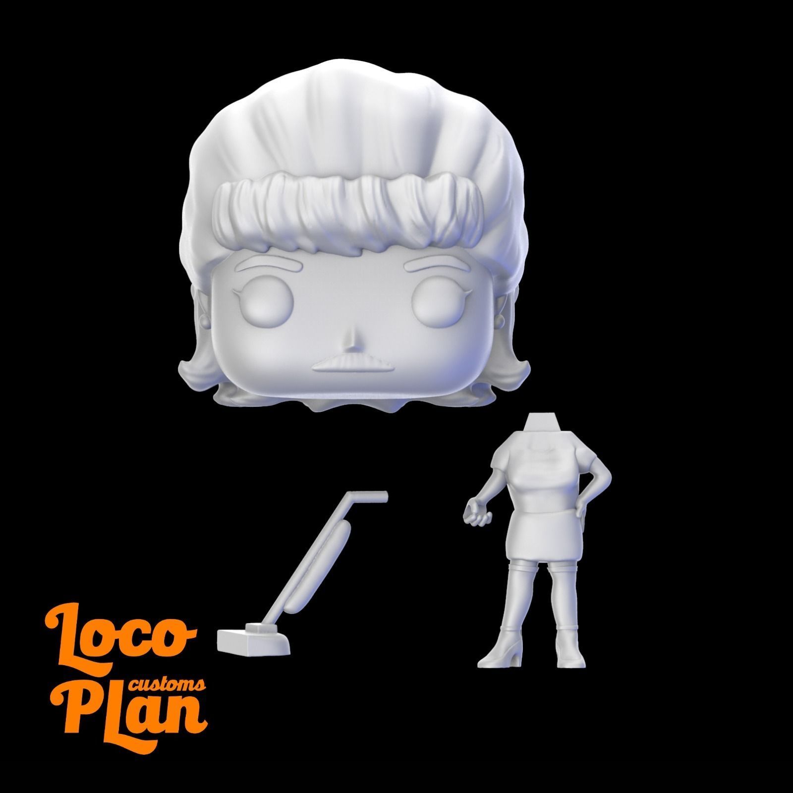 Freddie Mercury Queen Custom 3D print model_3