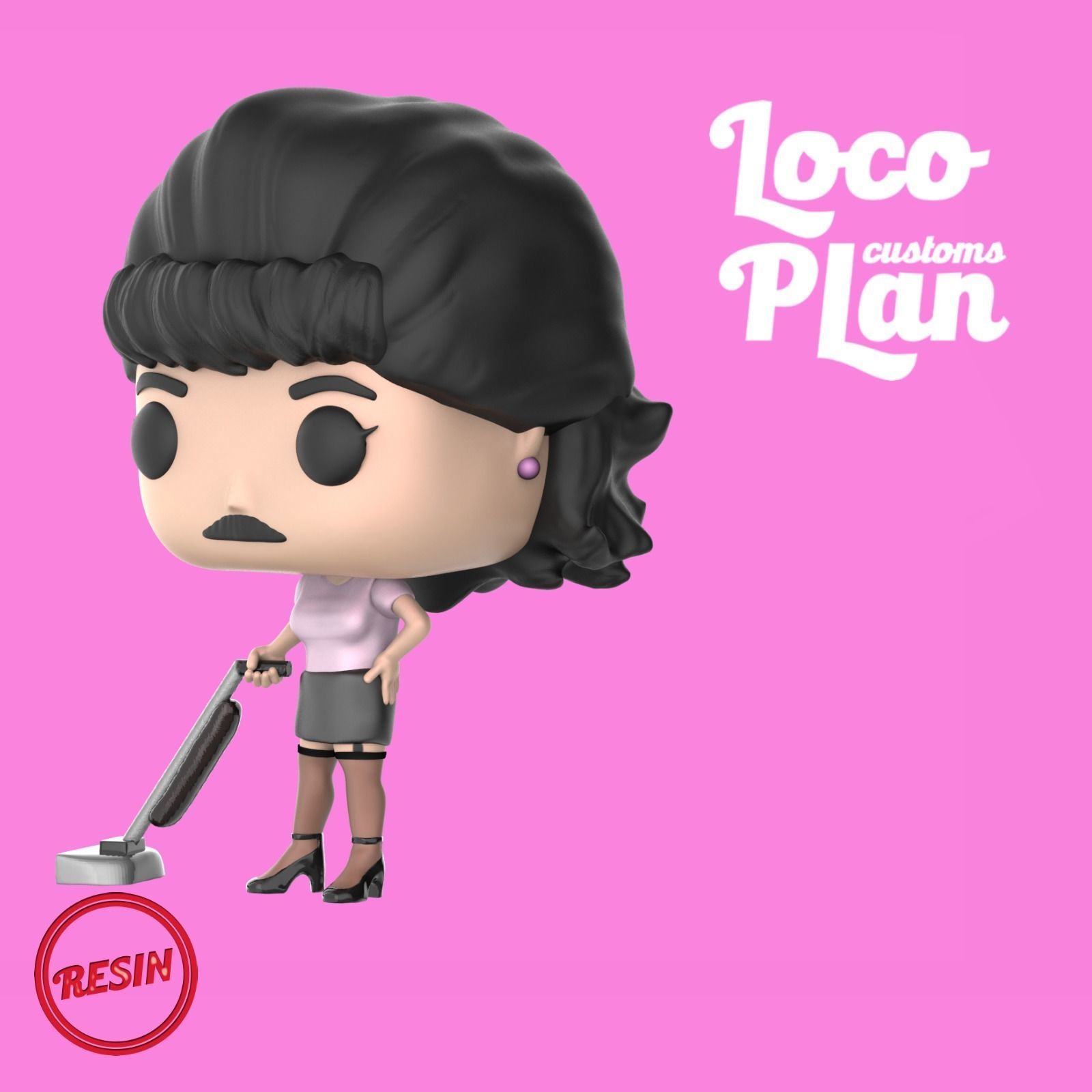 Freddie Mercury Queen Custom 3D print model_1