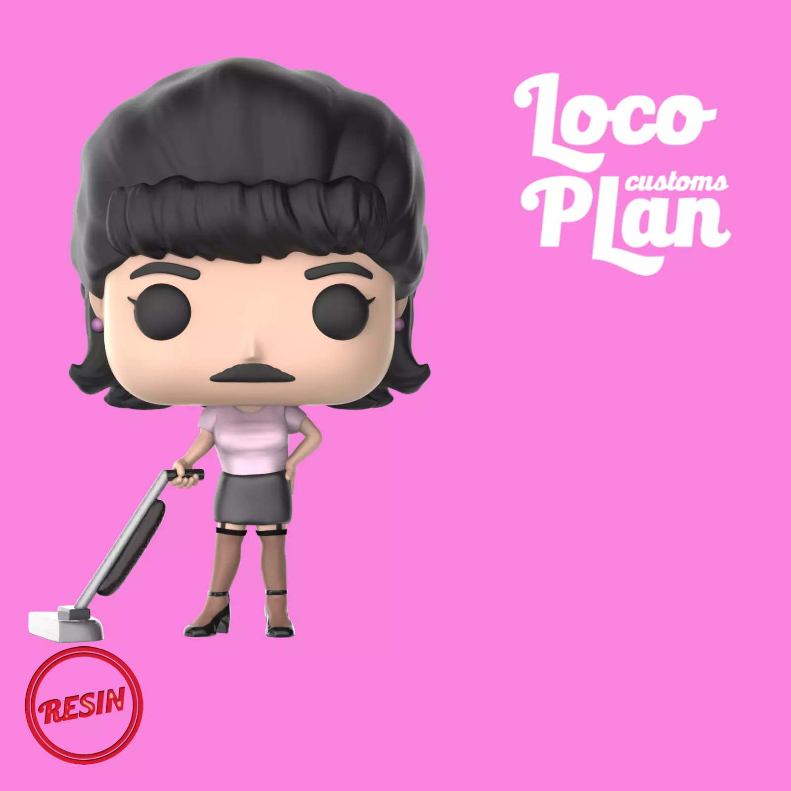 Freddie Mercury Queen Custom 3D print model_0