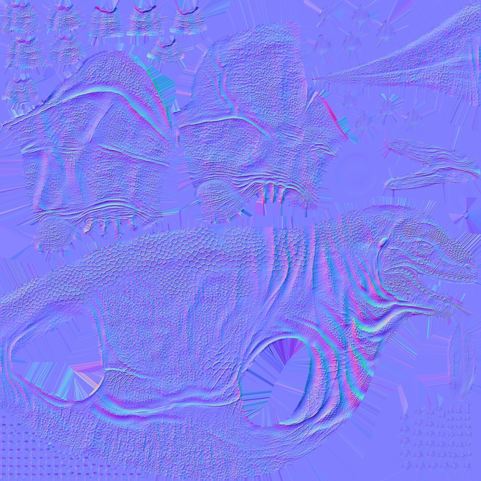  Komodo dragon 3D model_4