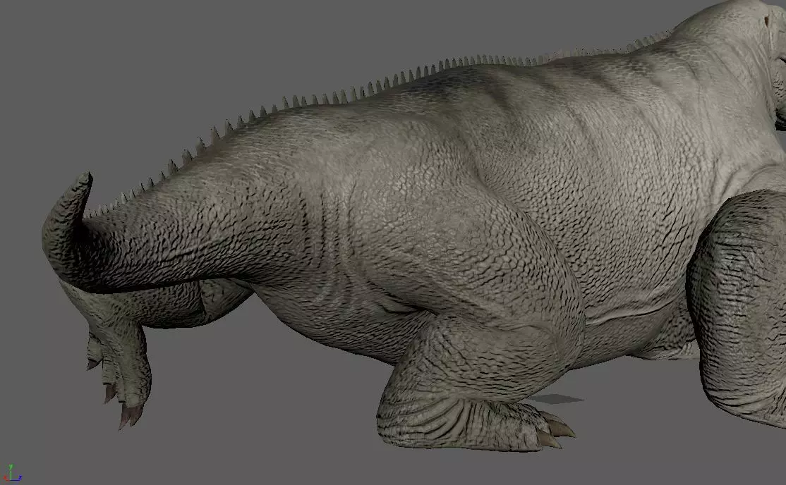  Komodo dragon 3D model_0