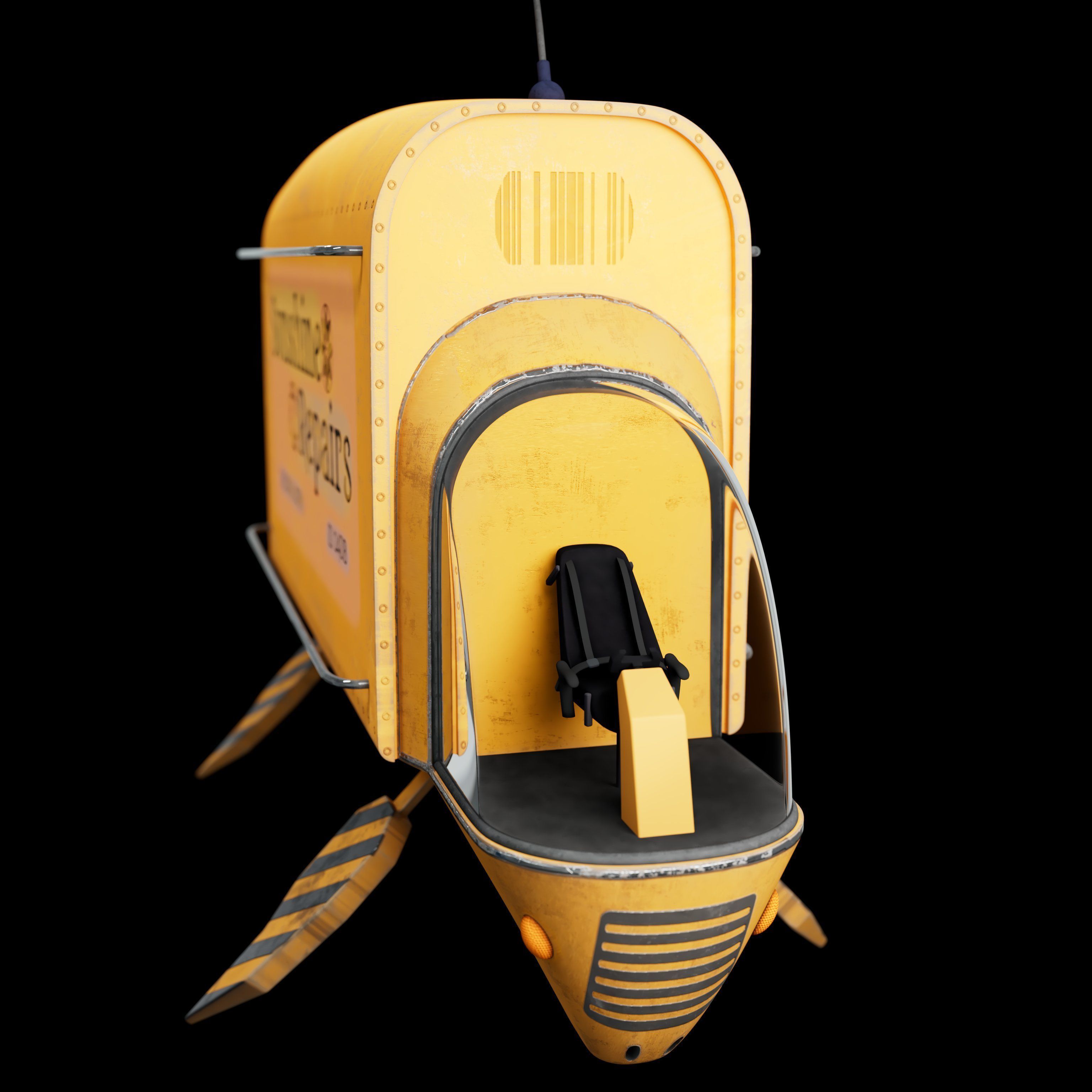 Efficient Logistics Warrior - The Container Truck 3D model_5