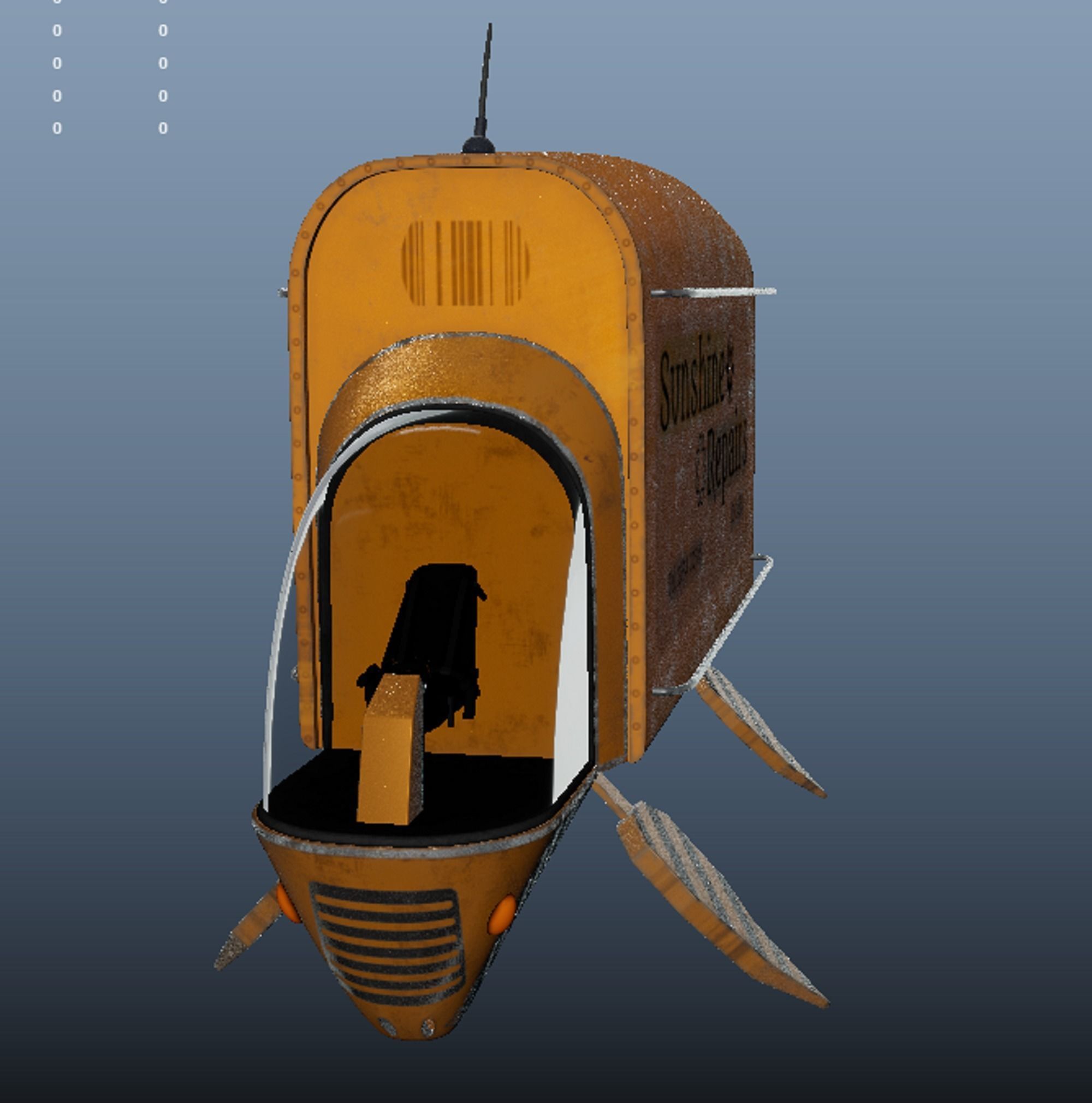 Efficient Logistics Warrior - The Container Truck 3D model_4