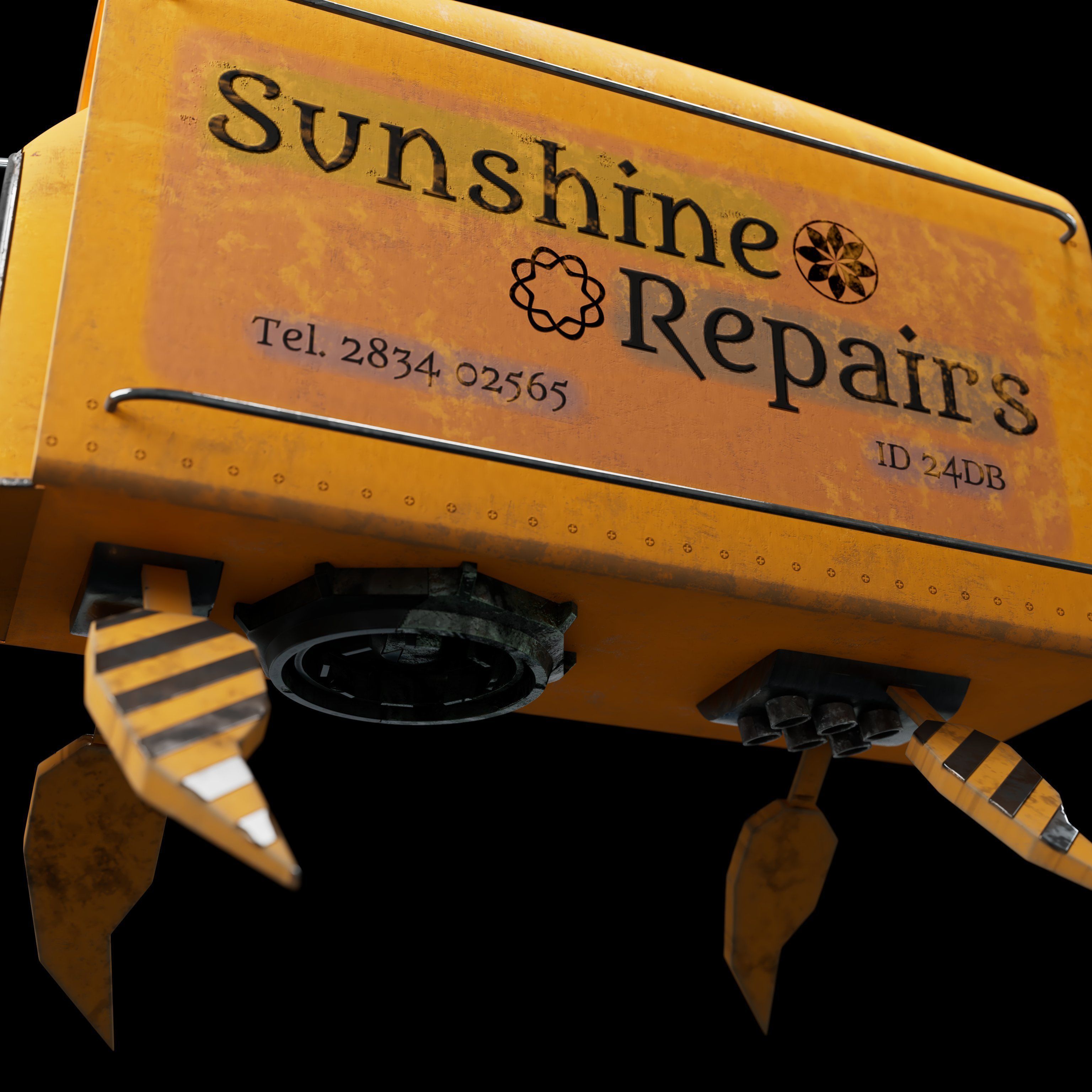 Efficient Logistics Warrior - The Container Truck 3D model_9