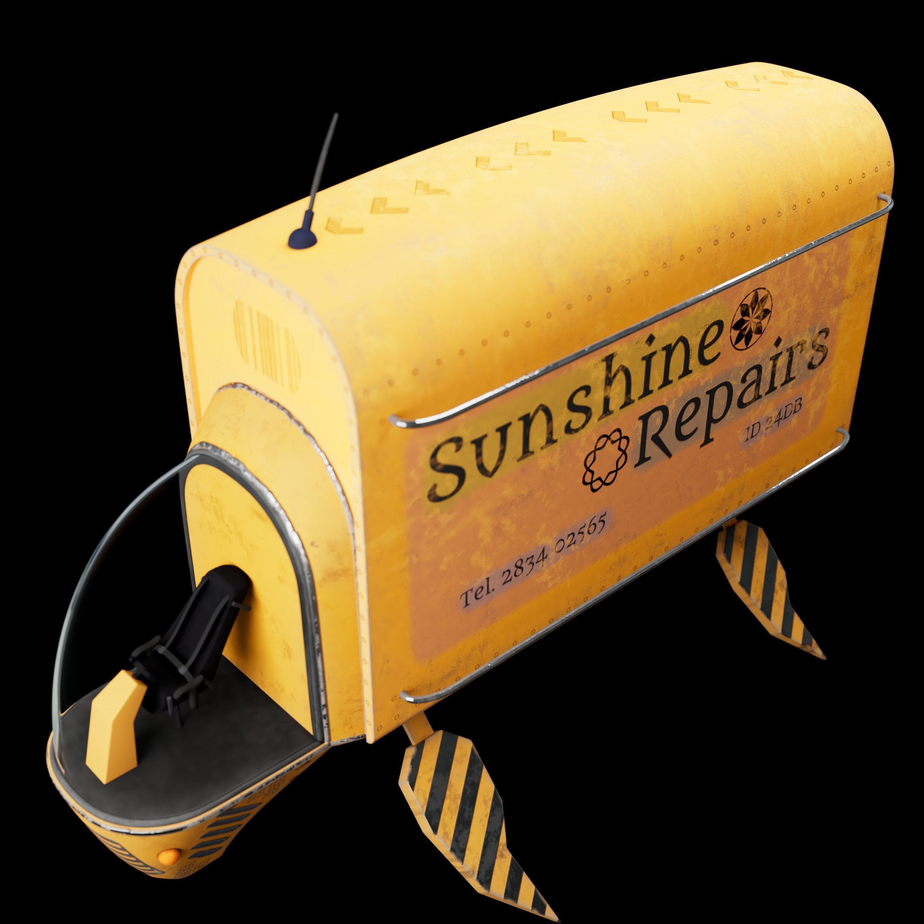 Efficient Logistics Warrior - The Container Truck 3D model_2