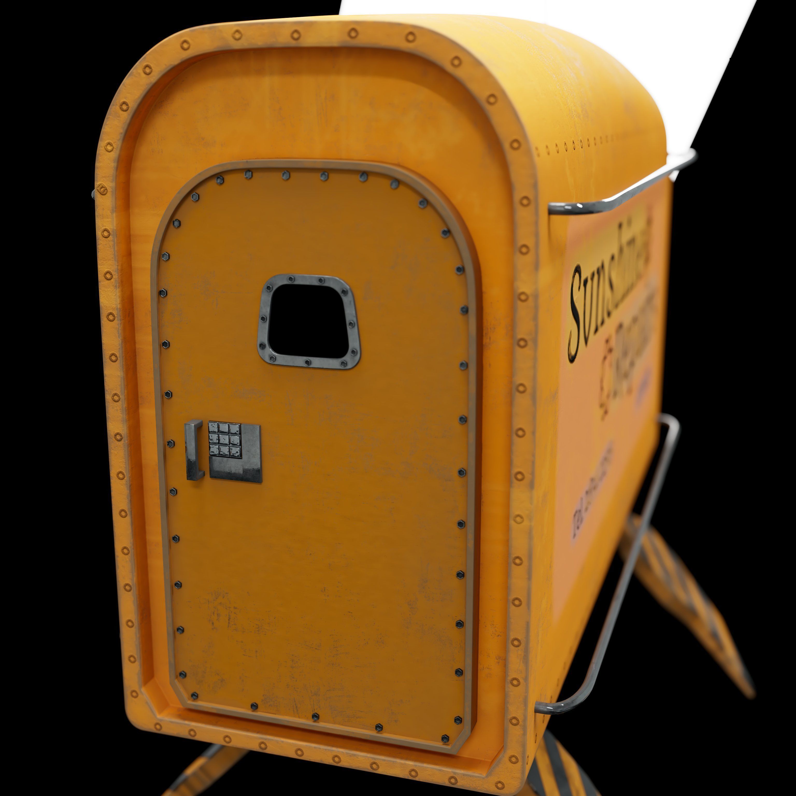 Efficient Logistics Warrior - The Container Truck 3D model_3