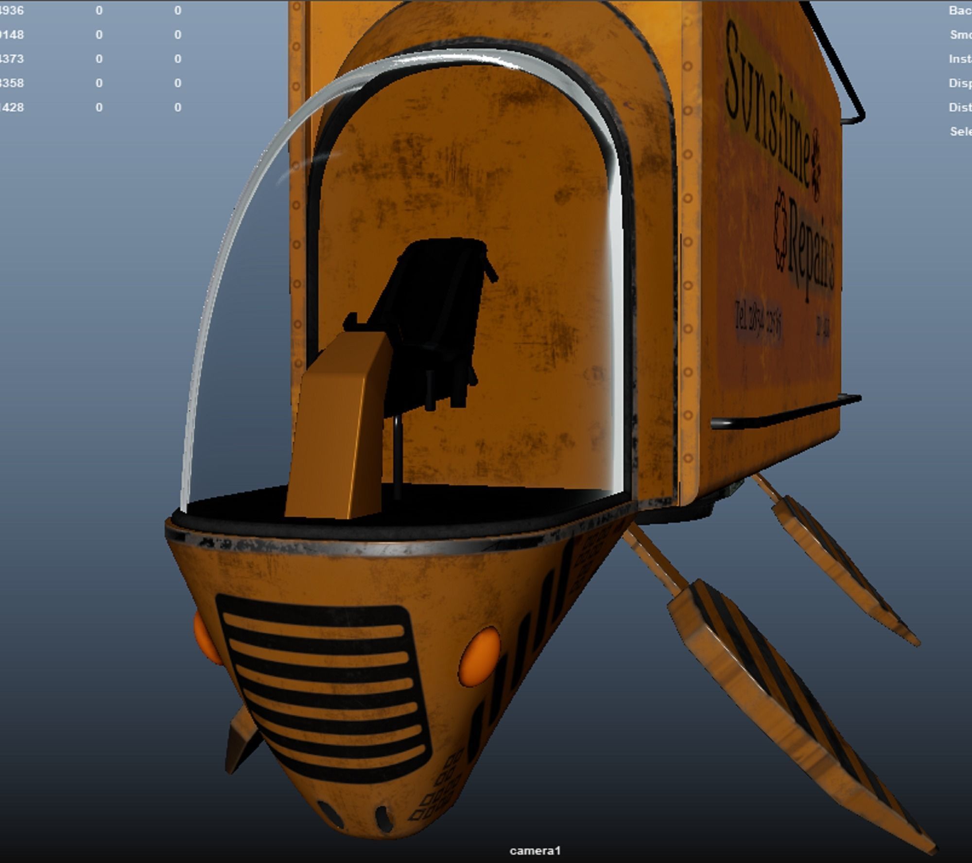 Efficient Logistics Warrior - The Container Truck 3D model_7