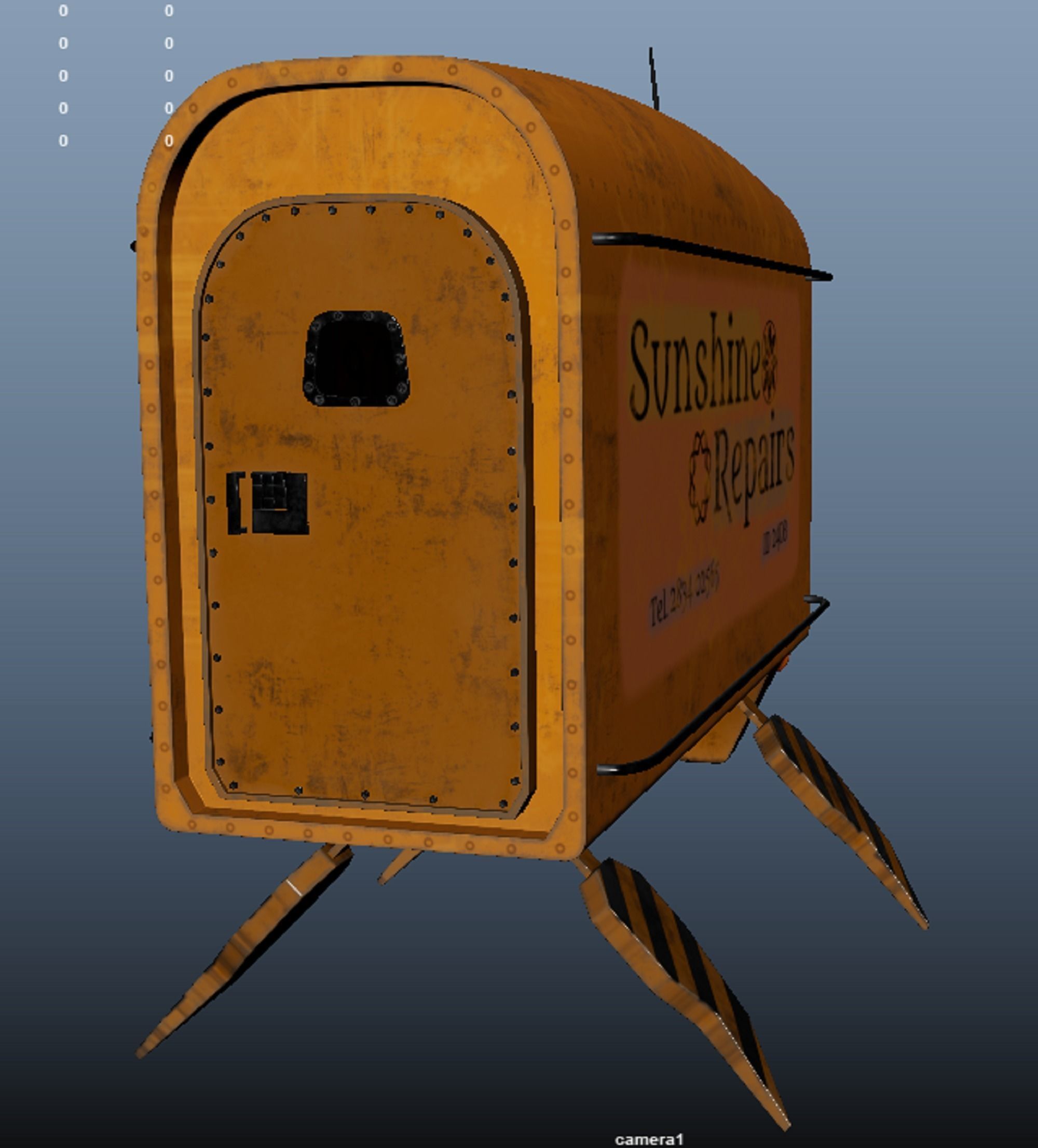 Efficient Logistics Warrior - The Container Truck 3D model_6